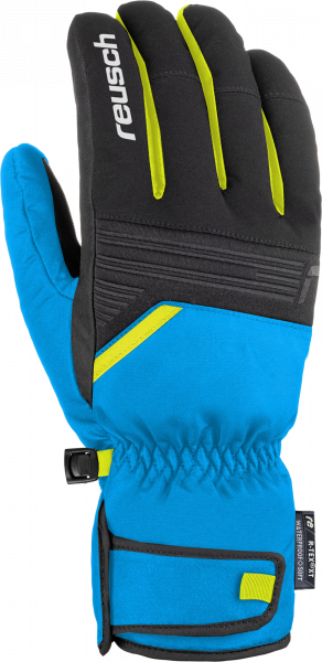 Reusch Bradley R-TEX® XT 6101265 4452 schwarz blau gelb front